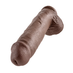 King Cock Gode King Cock 24 x 6 cm Marron